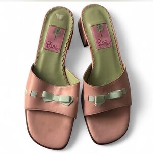 Lilly Pulitzer Peach and Mint Mules